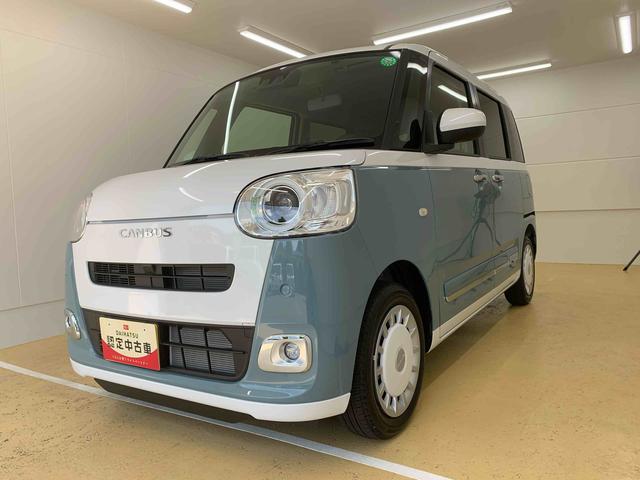 ムーヴキャンバスストライプスＧ　保証付きまごころ保証１年付き　記録簿　取扱説明書　オートマチックハイビーム　衝突被害軽減システム　スマートキー　レーンアシスト　エアバッグ　エアコン　パワーステアリング　パワーウィンドウ　ＡＢＳ（静岡県）の中古車