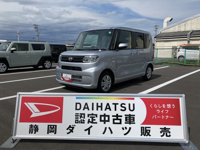 タントＸ１４インチフルホイールキャップ　フルＬＥＤヘッドランプ　オート格納式カラードドアミラー　左側パワースライドドア　ＴＦＴカラーマルチインフォメーションディスプレイ　フルファブリックシート（静岡県）の中古車