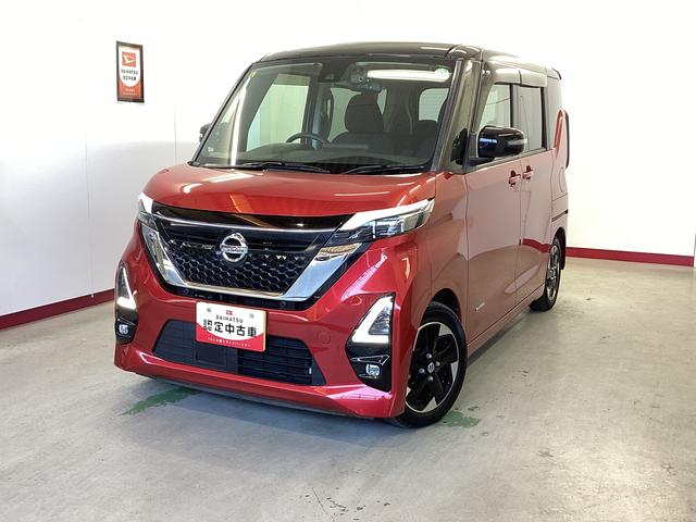 ルークスハイウェイスター　Ｘ　プロパイロットエディション衝突被害軽減ブレーキ　横滑り防止装置　アイドリングストップ　ステアリングスイッチ　オートライト　キーフリーシステム　オートエアコン　社外ナビ　ＥＴＣ　社外ドラレコ　マット　バイザー（岐阜県）の中古車