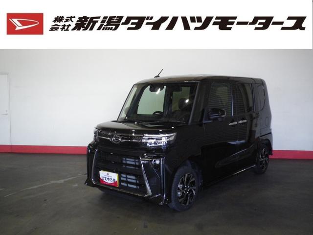タントカスタムＸ（車内　消臭・抗菌　処理済）　衝突被害軽減システム　４ＷＤ　両側パワースライドドア　バックカメラ　アルミホイール　キーフリーシステム（新潟県）の中古車