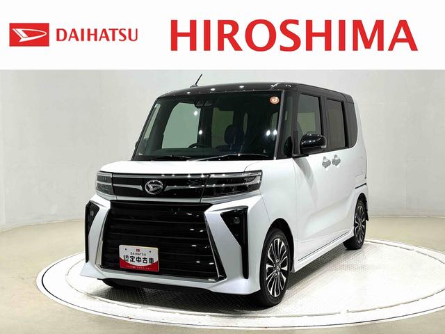 タントカスタムＲＳパワースライドドアウェルカムオープン機能　運転席ロングスライドシ−ト　助手席ロングスライド　助手席イージークローザー　１５インチアルミホイール　運転席、助手席シートヒーター　バックカメラ（広島県）の中古車