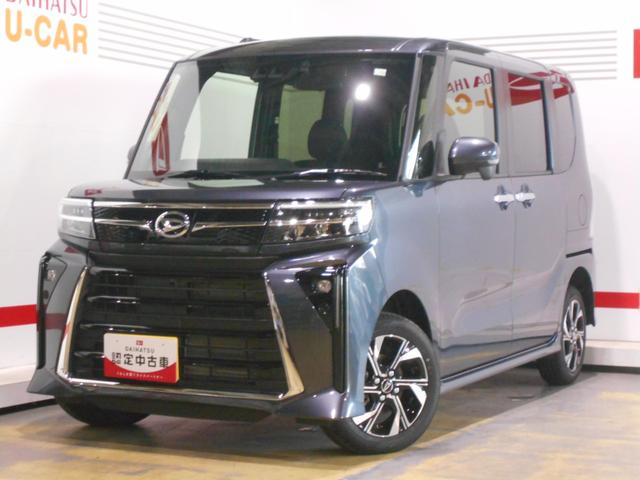 タントカスタムＸ　４ＷＤ　１０インチナビ　ドラレコ装着２０２３年モデル　ダイハツ純正１０インチスタイリッシュメモリーナビ　　パノラマモニター　ドライブレコーダー装着車（福井県）の中古車