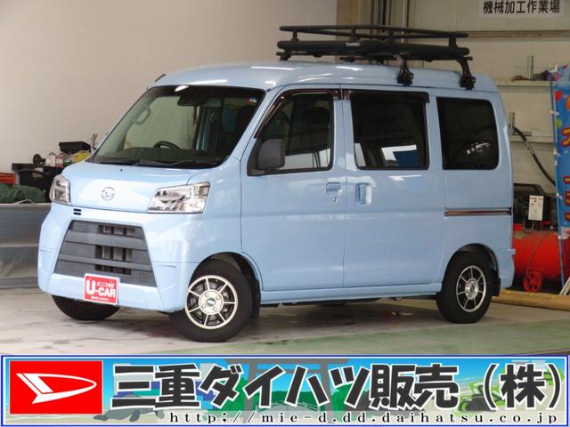 ハイゼットカーゴＤＸ　ＳＡIII　　　　　　　２ＷＤ　５ＭＴ　１年間無料保証ワンオーナ　車線逸脱警告　ヘッドライトＬＥＤ　ハイビームアシスト　アイドルストップ　オートライト　キ−レス　両側スライドドア　デュアルエアバッグ　衝突安全ボディ　ＡＢＳ　レベリング　マニュアルエアコン（三重県）の中古車