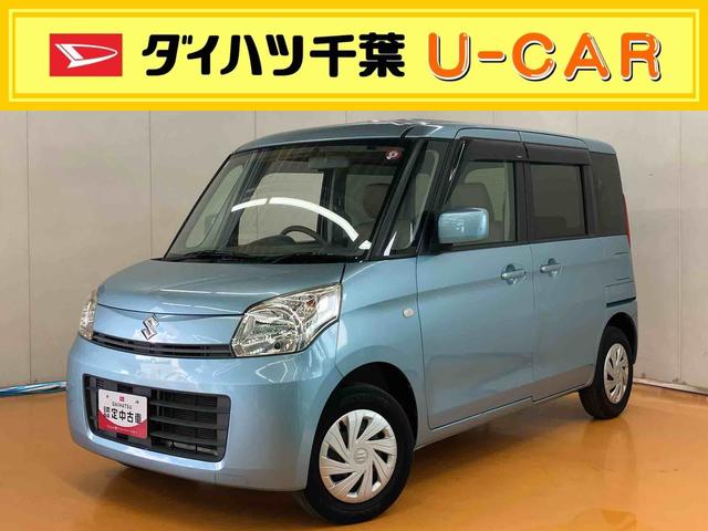 スペーシアＧナビ／ＢＴ／ＴＶ／ＣＤ／ＤＶＤ　ＥＴＣ　左右スライドドア　プッシュボタンスターター　イモビライザー　電動格納ドアミラー　アイドリングストップ（千葉県）の中古車