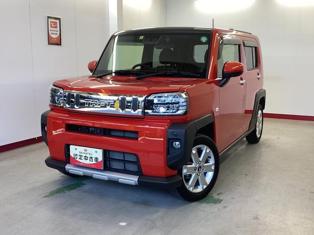 タフトＧターボ　クロムベンチャー衝突被害軽減ブレーキ　横滑り防止装置　オートマチックハイビーム　アイドリングストップ　ステアリングスイッチ　オートライト　キーフリーシステム　オートエアコン　ナビ　ドラレコ　ＥＴＣ　マット　バイザー（岐阜県）の中古車