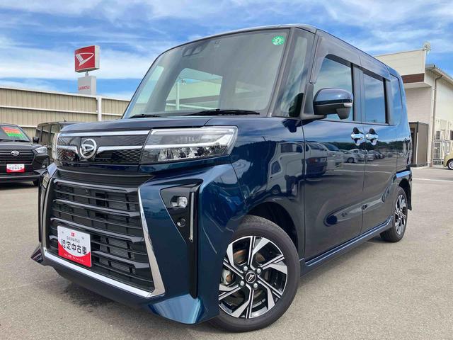 タントカスタムＸ２ＷＤ　ＣＶＴ　６６０ｃｃ　ナビ　全方位モニター　ＥＴＣ車載器　衝突被害軽減ブレーキ　横滑り防止装置　ＡＢＳ　両側電動スライドドア　アイドリングストップ　プッシュボタンスタート　前席シートヒーター（福島県）の中古車