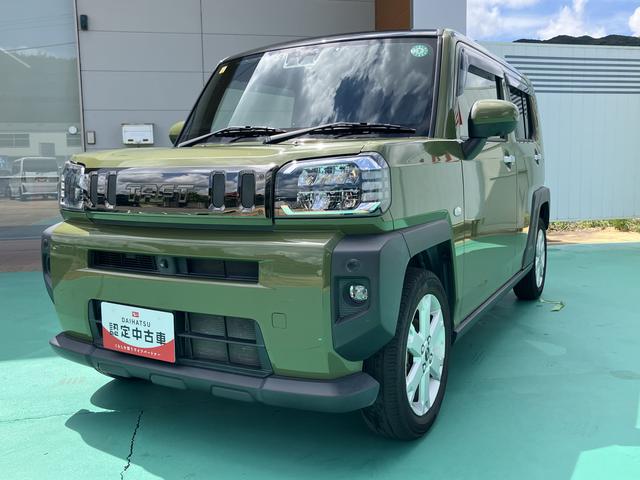 タフトＧ運転席助手席エアバッグ　被害軽減ブレーキ　Ｉストップ　スマートキー＆プッシュスタート　禁煙　車線逸脱防止　点検記録簿　１オーナー　ナビＴＶ　ＥＴＣ　盗難防止システム　オートマチックハイビーム　ＡＢＳ（山口県）の中古車