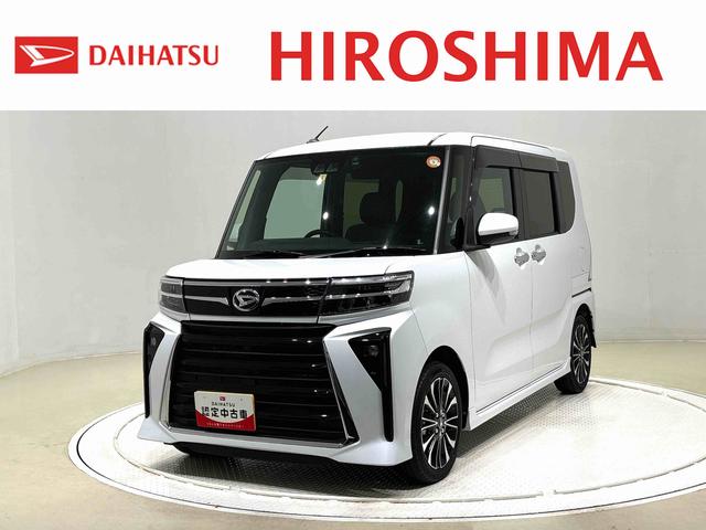 タントカスタムＲＳ　ナビゲーション　ＥＴＣ　ドライブレコーダーＬＥＤオートライト　パワースライドドアウェルカムオープン機能　電動パーキングブレーキ　運転席助手席シートヒーター　アルミホイール　キーフリーシステム　　オート電動格納式ドアミラー（広島県）の中古車