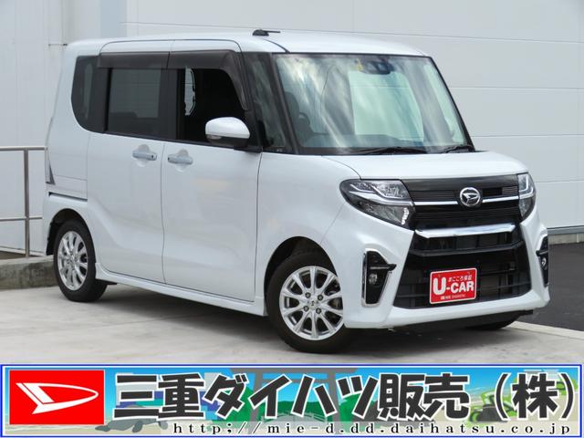 タントカスタムＲＳ　　　純正９型ナビ　バックカメラ　１年間無料保証Ｉストップ　衝突安全ブレーキ　ブルートゥースオーディオ　コーナーセンサー　両側Ｐスライドドア　フルセグ地デジ　点検記録簿　ハイビームアシスト　前後ドラレコ　ＥＴＣ　ＵＳＢ接続　ＤＶＤ再生　キーフリー（三重県）の中古車