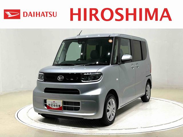 タント前席シートヒーター　片側電動スライドドアＬＥＤオートライト　パワースライドドアウェルカムオープン機能　電動パーキングブレーキ　運転席助手席シートヒーター　　フルホイールキャツプ　キーフリーシステム　　オート電動格納式ドアミラー（広島県）の中古車