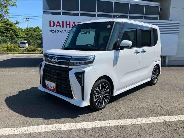 タントカスタムＲＳ　ワンオーナー走行距離無制限１２ヶ月保証付き　衝突安全ブレーキ　ＬＤＷ　点検記録簿　ハイビームアシスト　スマートキ　１オーナー　キーレスエントリー　アルミホイール　ターボ付　Ｉストップ　両側Ｐスライドドア　盗難防止（大分県）の中古車