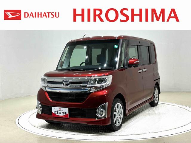 タントカスタムＸ　トップエディションＳＡ　ナビ　バックカメラＥＴＣ　オートライト　パワースライドドア　　アルミホイール　キーフリーシステム　　オートエアコン　プッシュスタート　セキュリティーアラーム（広島県）の中古車