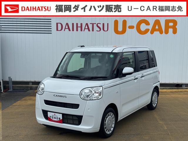 ムーヴキャンバスセオリーＸ令和５年式　衝突低減ブレーキ　弊社デモカーＵＰ車　オーディオレス（福岡県）の中古車
