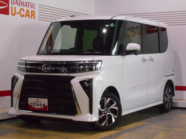 タントカスタムＸ　１０インチナビ　ドラレコ　パノラマモニター装着ダイハツ純正１０インチスタイリッシュメモリーナビ　ドライブレコーダー　パノラマモニター装着車（福井県）の中古車