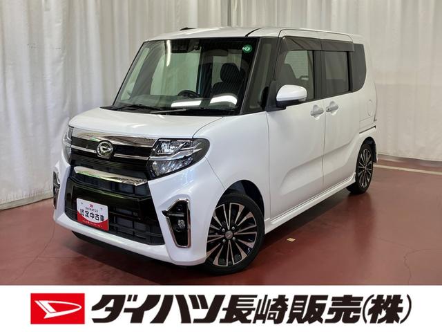 タントカスタムＲＳ下取車　ターボ　メモリーナビ　バックカメラ　両側電動スライドドア　レーンキープアシスト　アイドリングストップ　ＴＶ　ブルートゥース　電動格納ミラー　ＥＴＣ　ドライブレコーダー　ＬＥＤヘッドランプ（長崎県）の中古車