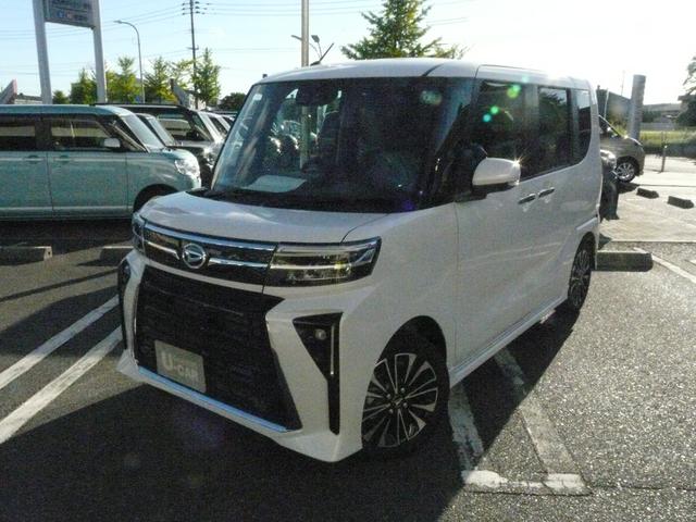 タントカスタムＲＳアルミホイール　セキュリティアラーム　スモークガラス　キーフリーシステム　走行距離６ｋｍ（福岡県）の中古車