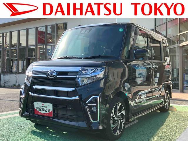 タントカスタムＲＳスタイルセレクション　９インチ純正ナビ　ドラレコ保証　新車保証・まごころ保証　１年間・走行距離無制限付き　９インチ純正ナビ　ＥＴＣ　ドラレコ　パノラマモニター　ＴＶキット　電動サイドブレーキ　キーフリーシステム　シートカバー　左右電動スライドドア（東京都）の中古車