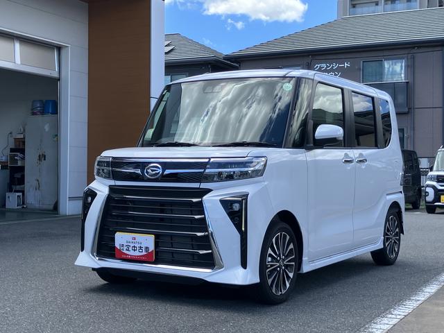 タントカスタムＲＳ　バックカメラ　シートヒーターコーナーソナー　禁煙　シートヒータ　１オーナー　ＬＥＤライト　オートライト　盗難防止　ターボ付　点検記録簿　衝突安全ブレーキ　衝突安全ボディ　Ｉストップ（山口県）の中古車