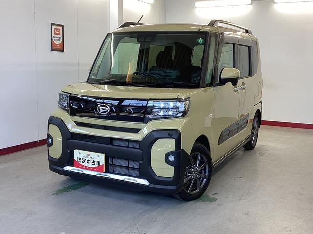 タントファンクロス衝突被害軽減ブレーキ　横滑り防止装置　パノラマカメラ　オートマチックハイビーム　アイドリングストップ　ステアリングスイッチ　オートライト　キーフリーシステム　オートエアコン　マット　バイザー（岐阜県）の中古車