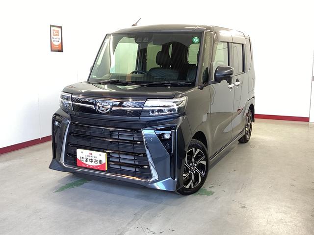 タントカスタムＸ衝突被害軽減ブレーキ　横滑り防止装置　パノラマカメラ　オートマチックハイビーム　アイドリングストップ　ステアリングスイッチ　オートライト　キーフリーシステム　オートエアコン　マット　バイザー（岐阜県）の中古車