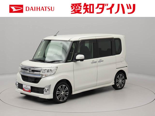 タントカスタムＲＳ　スマートセレクションＳＡ　ナビ　ＥＴＣＬＥＤヘッドライト　オートライト　アルミホイール　電動格納ドアミラー　プッシュボタンスタート　アイドリングストップ　スマートキー　両側電動スライドドア　オートエアコン　格納式サンシェード（愛知県）の中古車