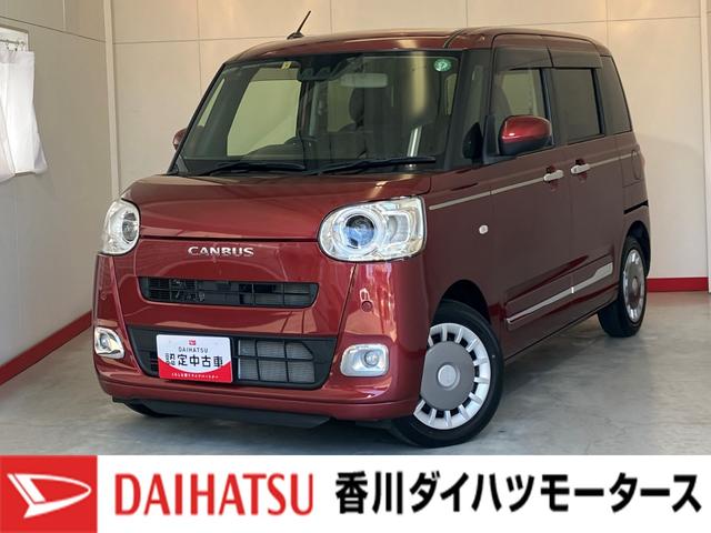 ムーヴキャンバスセオリーＧターボワンオーナー　ターボ　１０インチスタイリッシュナビ　純正前後ドライブレコーダー　バックモニター　アダプティブクルーズコントロール　運転席・助手席シートヒーター　電動パーキングブレーキ　スマアシ（香川県）の中古車