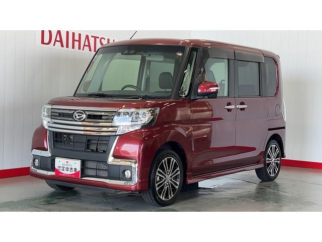 タントカスタムＲＳ　トップエディションＳＡIIIターボ　純正ナビ　後席モニター　ドラレコ　バックカメラ　両側パワースライドドア　アイドリングストップ　ＬＥＤヘッドランプ　オートエアコン　スマートキー　１５インチアルミホイール　衝突被害軽減システム（茨城県）の中古車