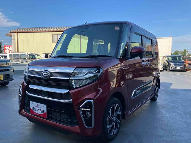 タントカスタムＸ保証　新車保証・まごころ保証　１年間・走行距離無制限付き（東京都）の中古車