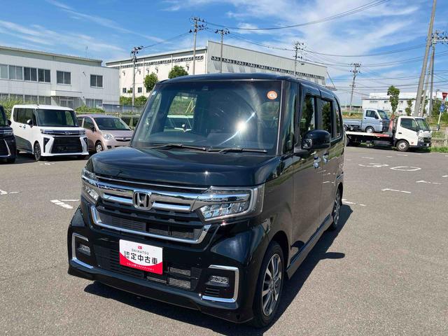 Ｎ−ＢＯＸカスタムＬ２ＷＤ　ＣＶＴ　６６０ｃｃ　左側電動スライドドア　バックモニター　ＥＴＣ車載器　運転席・助手席シートバックテーブル　プラズマクラスターオートエアコン　ベンチシート　前席サイドエアバッグ（福島県）の中古車