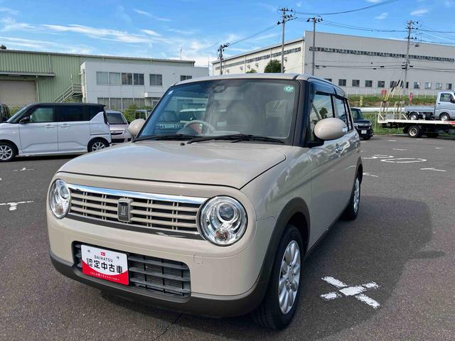 アルトラパンＦリミテッドフルタイム４ＷＤ　ＣＶＴ　６６０ｃｃ　レーダーブレーキサポート　運転席・助手席エアバッグ　横滑り防止装置　ＡＢＳ　木目調パネル　アイドリングストップ　プッシュボタンスタート　前席シートヒーター（福島県）の中古車