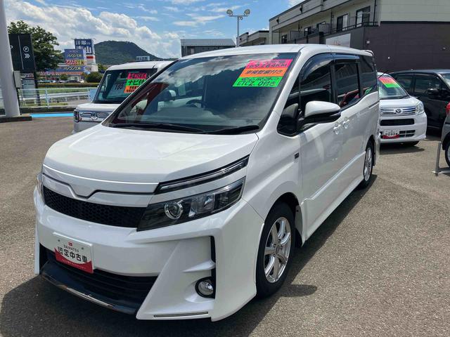ヴォクシーＺＳ　Ｇ’ｓ２ＷＤ　ＣＶＴ　２０００ｃｃ　両側スライドドア　ＥＴＣ車載器　バックモニター　衝突被害軽減ブレーキ　横滑り防止装置　ＡＢＳ　オートエアコン　アイドリングストップ　プッシュボタンスタート　車検整備付（福島県）の中古車