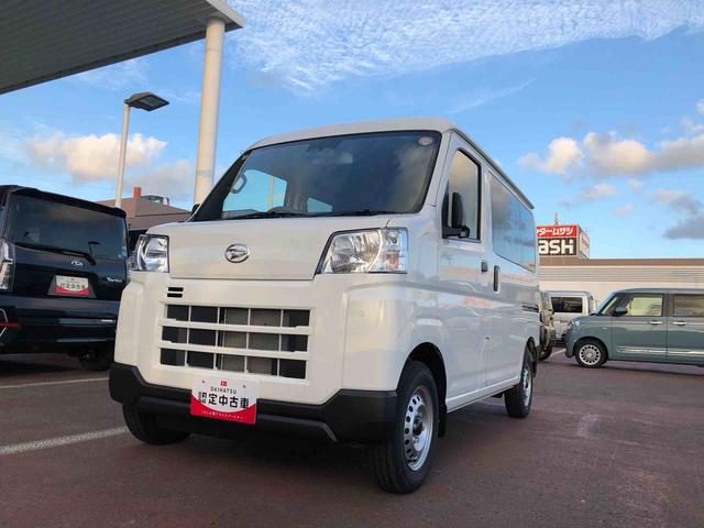 ハイゼットカーゴＤＸ　４ＷＤ　走行距離１７０４ｋｍ・ＡＭ／ＦＭラジオ４ＷＤ　スマートアシスト　ＡＭ／ＦＭラジオ　コーナーセンサー　スチールホイール　キーレスエントリー　スライドドア　マニュアルエアコン（山形県）の中古車