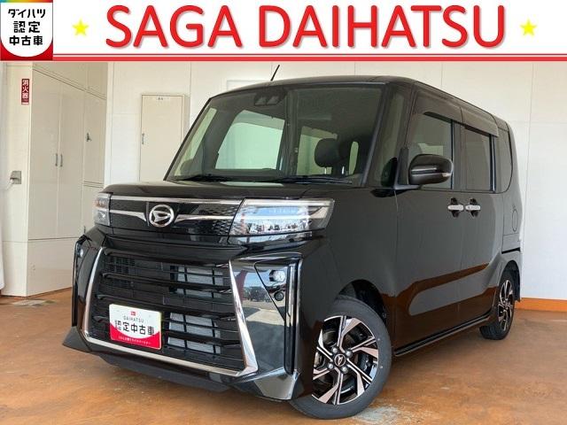 タントカスタムＸ両側電動スライドドア・ディスプレイオーディオ・バックモニター・コーナーセンサー・プッシュスタート・ステアリングスイッチ・オートエアコン・キーフリー・シートヒーター・アルミホイール・パワーウィンドウ（佐賀県）の中古車