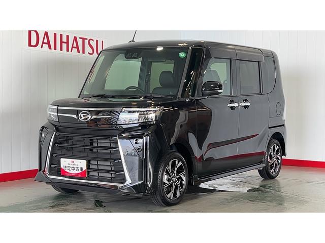 タントカスタムＸ両側パワースライドドア　オートエアコン　アイドリングストップ　ＬＥＤヘッドランプ　シートヒーター　スマートキー　１４インチアルミホイール　電動格納式ドアミラー　衝突被害軽減システム（茨城県）の中古車