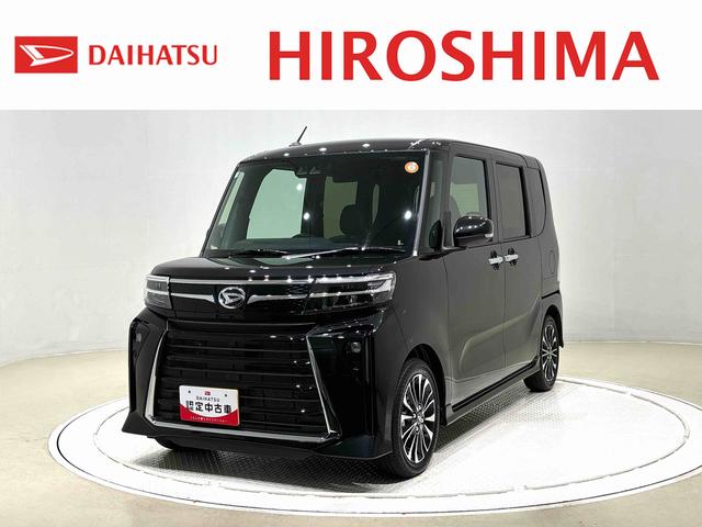 タントカスタムＲＳ　ターボ　運転席・助手席シートヒーター純正ナビ装着用アップグレードパック　両側電動スライドドア　電動パーキングブレーキブレーキ　オートブレーキホールド機能　運転席シートリフター　チルトステアリング　格納式リヤドアサンシェード（広島県）の中古車