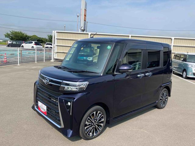 タントカスタムＲＳ２ＷＤ　ＣＶＴ　６６０ｃｃ　ターボ　両側電動スライドドア　ナビ　全方位モニター　衝突被害軽減ブレーキ　横滑り防止装置　ＡＢＳ　アイドリングストップ　プッシュボタンスタート　車検整備付　ワンオーナー車（福島県）の中古車