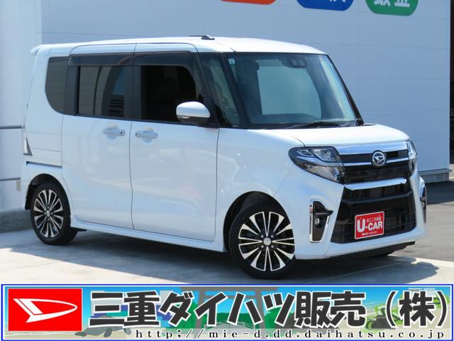 タントカスタムＲＳ　　　純正９型ナビ　バックカメラ　１年間無料保証Ｉストップ　衝突安全ブレーキ　ブルートゥースオーディオ　コーナーセンサー　両側Ｐスライドドア　地デジ　点検記録簿　ハイビームアシスト　運転席・助手席シートヒーター　ＥＴＣ　前後ドラレコ　キーフリー（三重県）の中古車