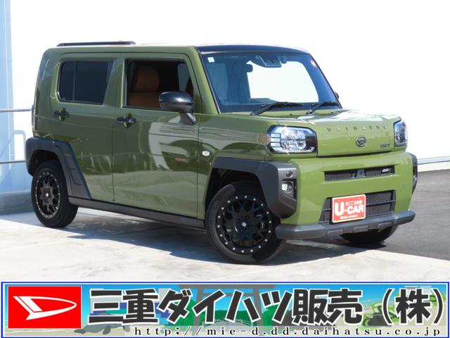 タフトＧターボ　純正７型ナビ　バックカメラ　ＥＴＣ　１年間無料保証衝突被害軽減装置　車線逸脱　Ａライト　電格ミラー　アイスト　ｂｌｕｅｔｏｏｔｈ　前席シートヒーター　ワンオーナー車　エアバック　ＡＢＳ　地デジ　ＵＳＢ　電動パーキングブレーキ　前方用ドライブレコーダー（三重県）の中古車