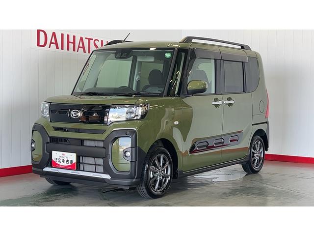 タントファンクロス両側パワースライドドア　オートエアコン　アイドリングストップ　ＬＥＤヘッドランプ　シートヒーター　スマートキー　１４インチアルミホイール　電動格納式ドアミラー　衝突被害軽減システム（茨城県）の中古車