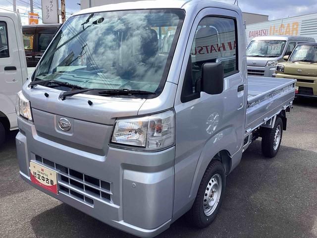ハイゼットトラックスタンダードフロアＣＶＴ車　パートタイム４ＷＤ　マニュアルエアコン　　ＡＢＳ　パワステ　アイドリングストップ　車線逸脱警報　オートマチックハイビーム　衝突軽減ブレーキ（鹿児島県）の中古車