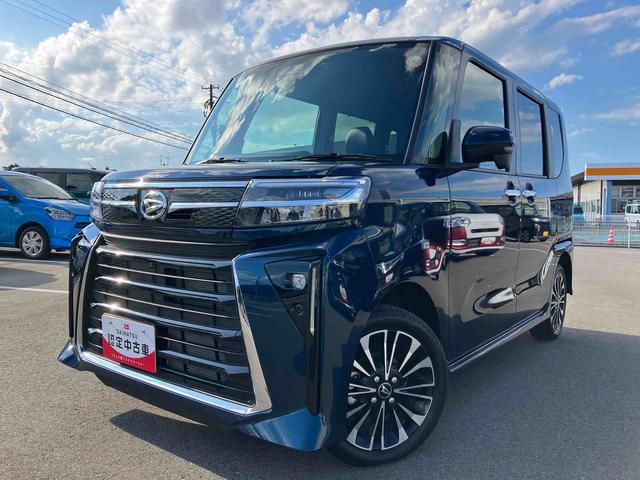 タントカスタムＲＳ４ＷＤ　ＣＶＴ　６６０ｃｃ　ターボ　両側電動スライドドア　ナビ　ドライブレコーダー　全方位モニター　衝突被害軽減ブレーキ　横滑り防止装置　ＡＢＳ　アイドリングストップ　プッシュボタンスタート（福島県）の中古車