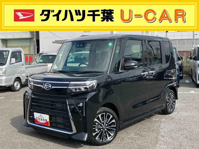 タントカスタムＲＳターボエンジン　１５インチアルミ　バックカメラ　両側電動スライドドア　シートヒーター　電動駐車ブレーキ　ＬＥＤライト＆フォグ　上下２段調節式デッキボード　コーナーセンサー　衝突被害軽減ブレーキ（千葉県）の中古車