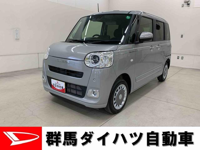 ムーヴキャンバスセオリーＧターボ　ｅｃｏＩＤＬＥ非装着車　４ＷＤ両側電動スライドドア・ＬＥＤヘッドライト・バックカメラ・シートヒーター・スマートアシスト・プッシュボタンスタート・オートライト・オートマチックハイビーム・オートエアコン・電動格納式ドアミラー（群馬県）の中古車