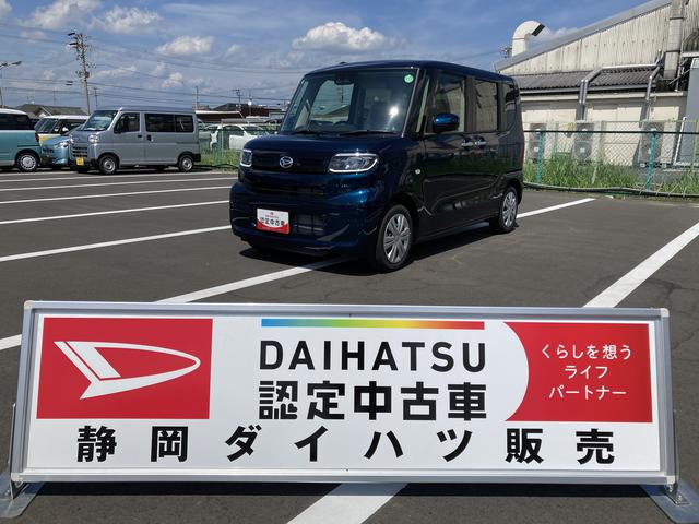 タントＸ１４インチフルホイールキャップ　フルＬＥＤヘッドランプ　オート格納式カラードドアミラー　左側パワースライドドア　ＴＦＴカラーマルチインフォメーションディスプレイ　フルファブリックシート（静岡県）の中古車