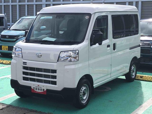 ハイゼットカーゴＤＸ　４ＷＤ　走行距離８７６ｋｍ・ＡＭ／ＦＭラジオ４ＷＤ　スマートアシスト　ＡＭ／ＦＭラジオ　マニュアルエアコン　キーレスエントリー　両側スライドドア　アイドリングストップ　コーナーセンサー（山形県）の中古車