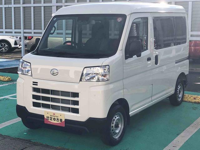 ハイゼットカーゴＤＸ　４ＷＤ　走行距離５９１ｋｍ・ＡＭ／ＦＭラジオ４ＷＤ　スマートアシスト　ＡＭ／ＦＭラジオ　コーナーセンサー　アイドリングストップ　マニュアルエアコン　キーレスエントリー　両側スライドドア（山形県）の中古車