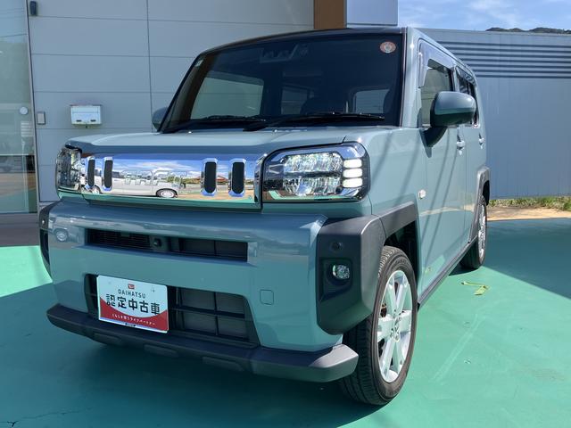 タフトＧ運転席助手席エアバッグ　被害軽減ブレーキ　Ｉストップ　スマートキー＆プッシュスタート　禁煙　車線逸脱防止　点検記録簿　１オーナー　盗難防止システム　オートマチックハイビーム　電動格納ドアミラー　ＡＢＳ（山口県）の中古車