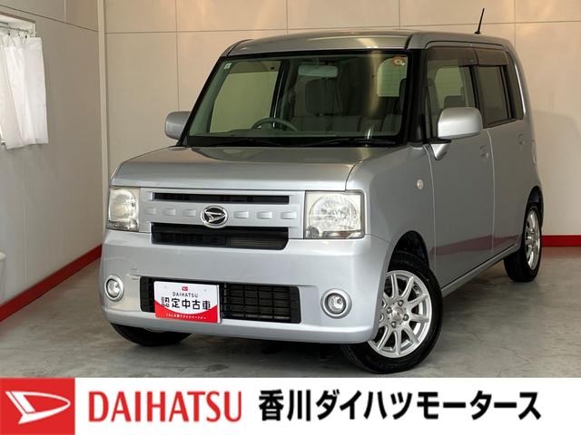 ムーヴコンテＧ　ＮＡＶＩワンオーナー　純正ナビ　バックモニター　社外１４インチアルミホイール　アイドリングストップ　ハロゲンヘッドライト　電動格納ミラー　カーペットマット　ロングバイザー　取扱説明書　メンテナンスノート（香川県）の中古車