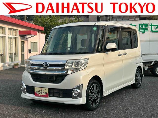 タントカスタムＲＳ　スマートセレクションＳＡ　雹害車　ナビ保証　新車保証・まごころ保証　１年間・走行距離無制限付き（東京都）の中古車