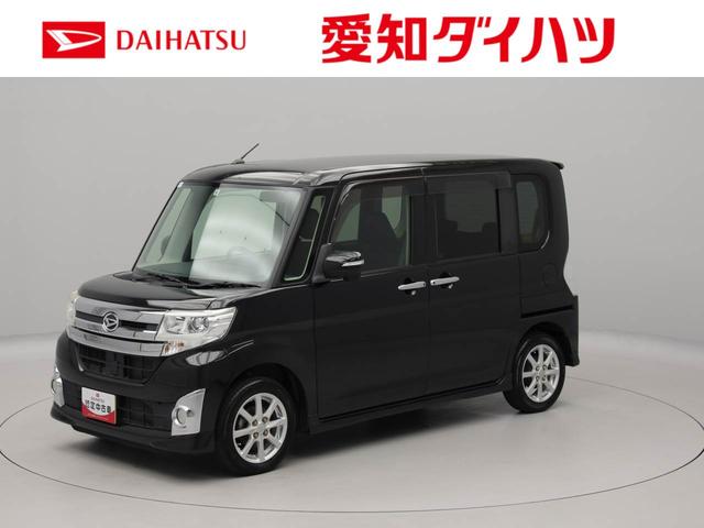 タントカスタムＸ　メモリーナビ　バックカメラ　キーフリーメモリーナビ　バックカメラ　片側電動スライドドア　リヤプライバシーガラス　リヤサンシャエード　ＬＥＤヘッドライト　オートライト　オート格納ドアミラー　キーフリー　１４インチアルミホイール（愛知県）の中古車